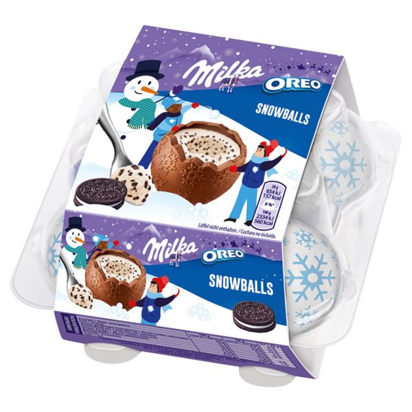 Milka SnowBalls Oreo čokoládové snehové gule 112g 1