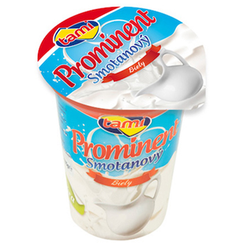 Jogurt smotanový PROMINENT biely TAMI 135g VÝPREDAJ 1