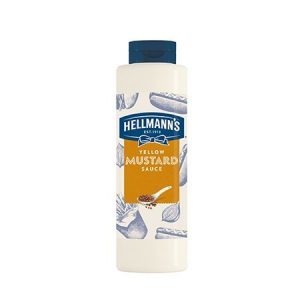 Horčica One Hand Bottles 880g Hellmann's VÝPREDAJ 12