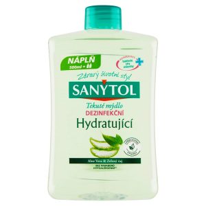 Sanytol Dezinfekčné mydlo hydratujúce náplň 500ml 21