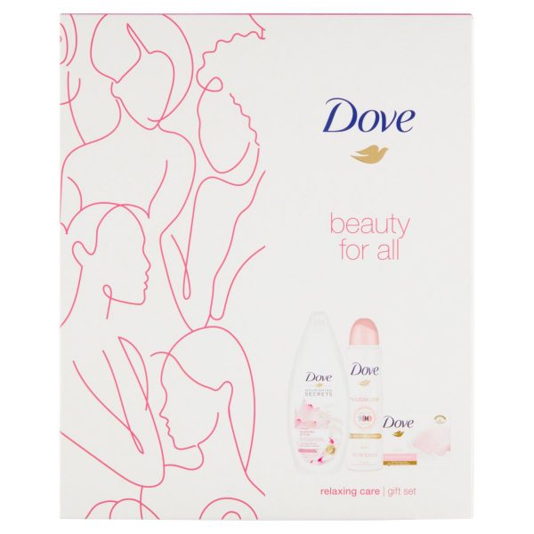 Dove Relaxing Care kazeta deo+gel+mydlo 1