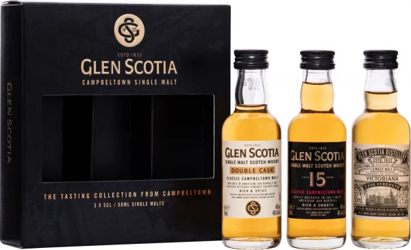 Glen Scotia degustačný set whisky 48,7% 3 x 0,05l 2