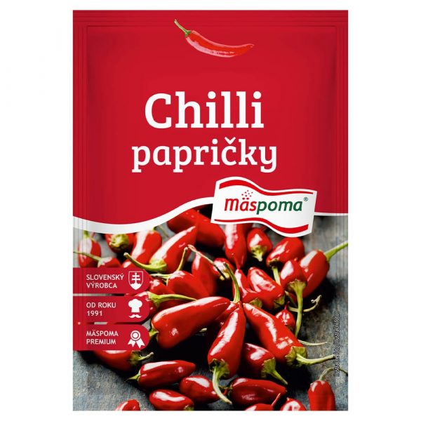 Korenie Chilli papričky celé 7g Mäspoma 1