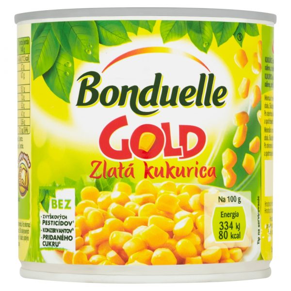 Kukurica zlatá sterilizovaná 425ml (340g) Bonduelle 1