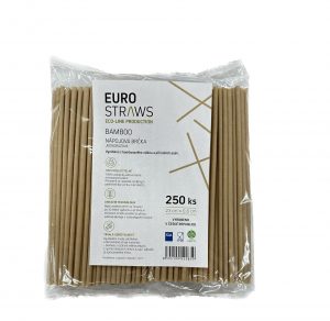 Bambusová slamka Basic 23x0,6cm nebalená 250ks 4