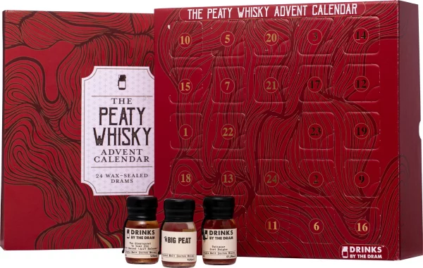 The Peaty Whisky kalendár 46,8% 24ks x 0,03l 2