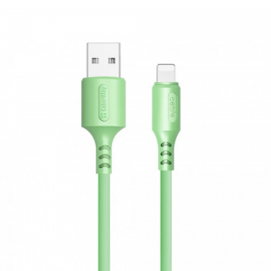 Kábel ColorWay USB -> Lightning 2.4A 1m zelený 10