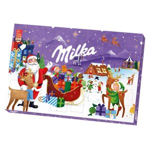 Milka adventný kalendár ml. čokoláda 200g VÝPREDAJ 9