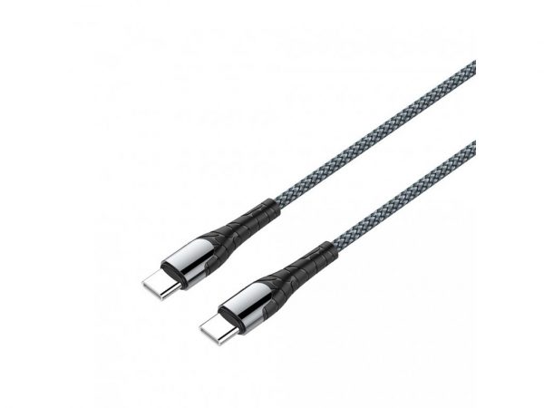 Kábel ColorWay USB-C (65W) 3.0A 1m šedý 1