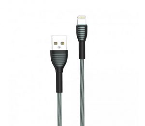 Kábel ColorWay USB -> Lightning 3.0A 1m šedý 116
