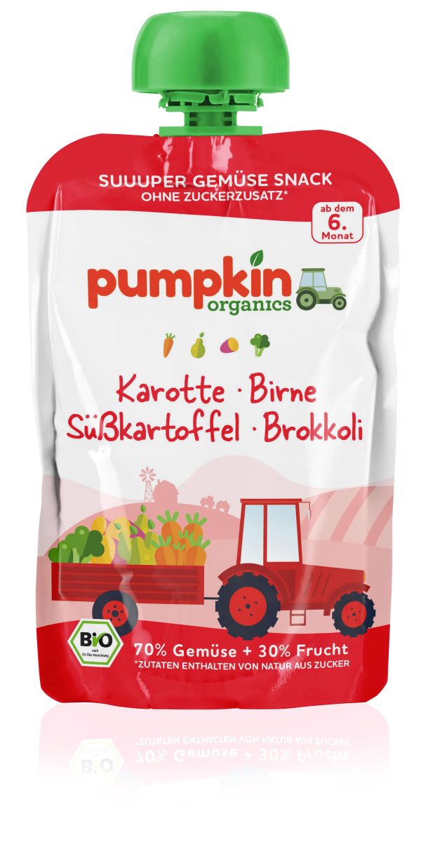 Pumpkin Bio pyré mrkva brokolica hruška 100g 1