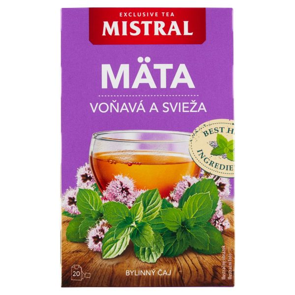 Mistral Mäta bylinný čaj 20x1,5g 1