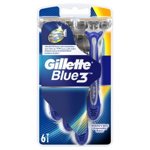 Gillette Blue3 jednorazový holiaci strojček 6 ks 7