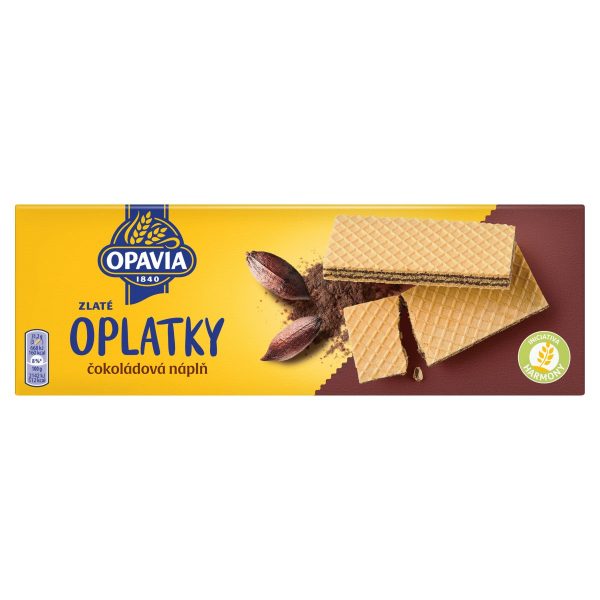 Opavia Zlaté Oplátky čokol. náplň 146g VÝPREDAJ 1