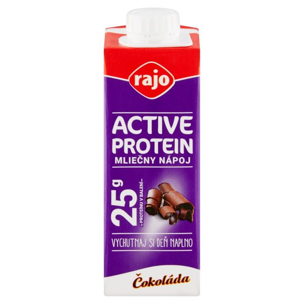 Nápoj active protein mliečny čokoláda 250 ml Rajo 1