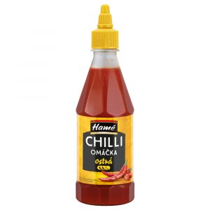 Chilli omáčka ostrá 430ml Hamé 4