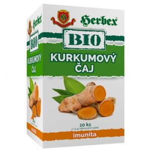 Herbex Bio čaj Kurkumový čaj 20x1,5g (30g) 13