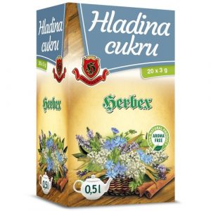 Herbex čaj Hladina cukru 20x3g (60g) 43