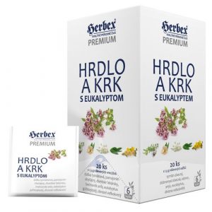 Herbex čaj Hrdlo a krk s eukalyptom 20x1,5g (30g) 24