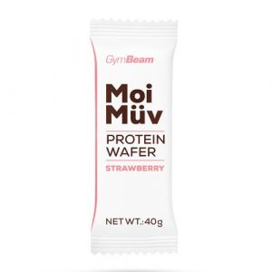MoiMüv Protein Wafer jahoda 40g GymBeam 7