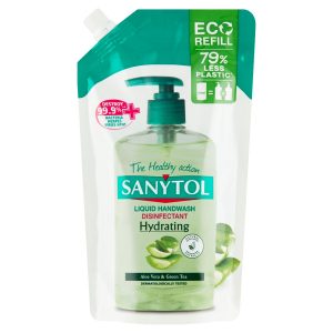 Sanytol Dezinfekčné mydlo hydratujúce náplň 500ml 13