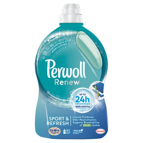 Perwoll Renew Sport & Refresh gél 54PD 2,97l 1