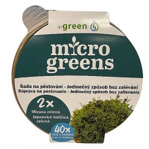 Microgreens sada na pestovanie: Mizuna zelená 21