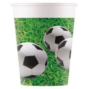 Papierové poháre Futbal 200ml, 8ks 3