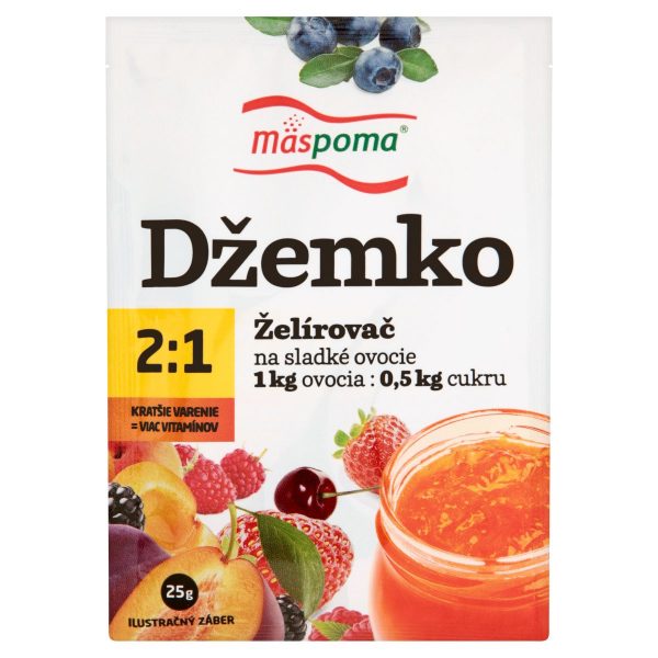 Džemko 2:1, želírovač na sladké ovocie 25g Mäspoma 1