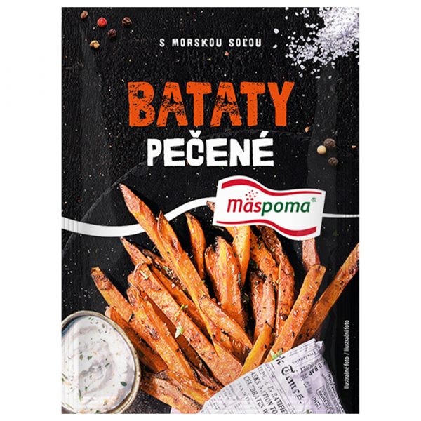 Bataty pečené, prípravok s koreninami 30g Mäspoma 1