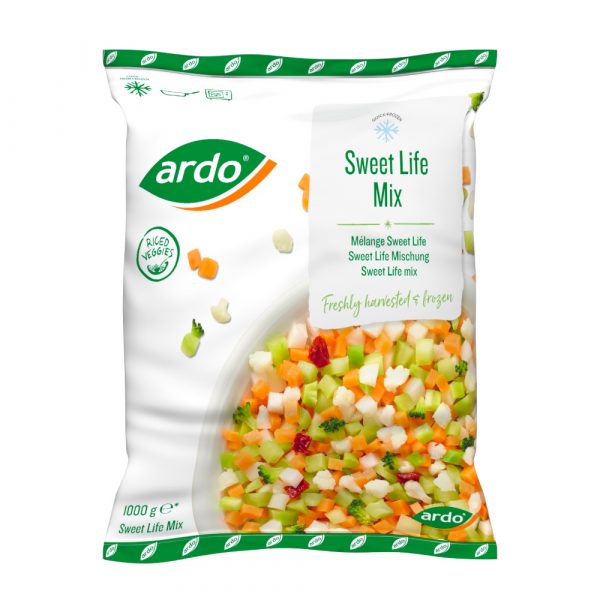 Mrazená zelenina Sweet Life mix 1kg Ardo 1