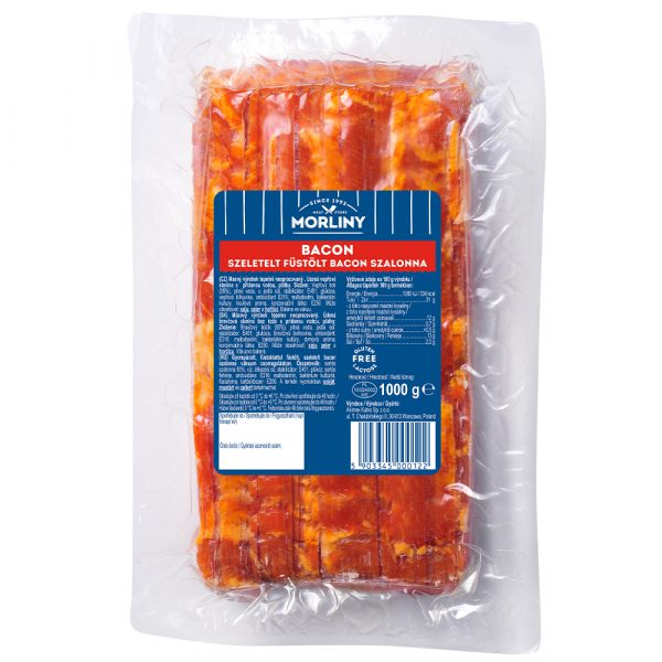 Slanina plátky Bacon 85% 1kg MORLINY 2