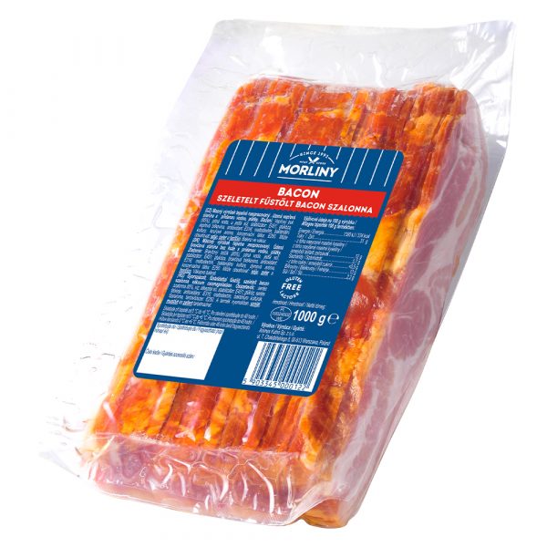 Slanina plátky Bacon 85% 1kg MORLINY 1