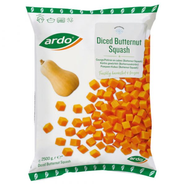 Mrazená Tekvica maslová kocky 2,5kg Ardo 1