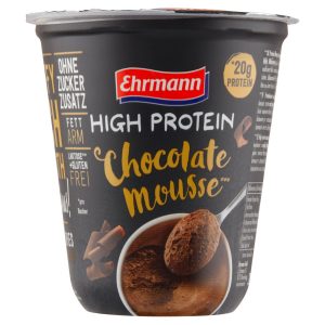 Mousse čokoláda high protein EHRMANN 200g VÝPREDAJ 31