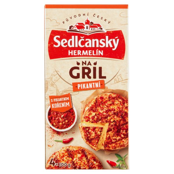 Sedlčanský Hermelín na gril pikantné korenie 400g 1