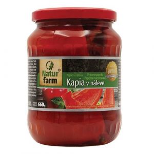 Kápia štvrťky v náleve 660g Natur Farm 1
