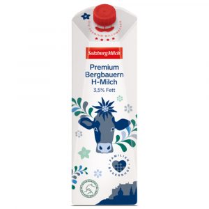 Mlieko plnotučné 3,5% Premium 1l Salzburg Milch 21