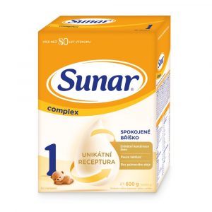 Sunar Complex 1 Mlieko počiatočné 600g (2x300g) 9