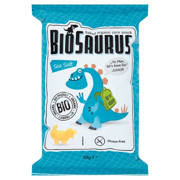 Chrumky pre deti kukuričné slané 50g Biosaurus 1