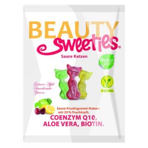 Beauty Sweetie kyslé ovocné želé Mačičky 125g 17