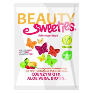Beauty Sweeties ovocné želé Motýliky 125g 24