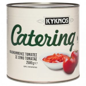 Krájané paradajky v paradajkovej šťave 2,5kg (1500g) KYKNOS 5