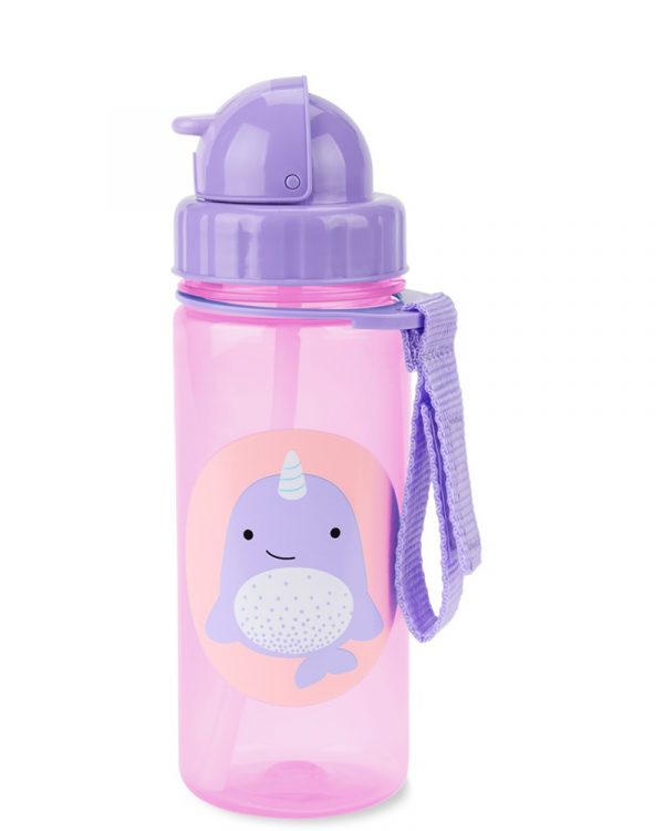 Skip Hop Zoo PP Fľaša so slamkou Narval 385ml 2