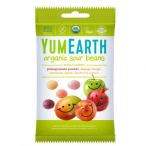 YumEarth Bio ovocné vegán želé kyslé fazuľky 50g 23