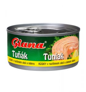 Tuniak v rastlinnom oleji kúsky 170g Giana 12