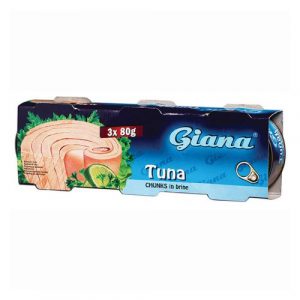 Tuniak vo vlastnej šťave 3x80g Giana 6