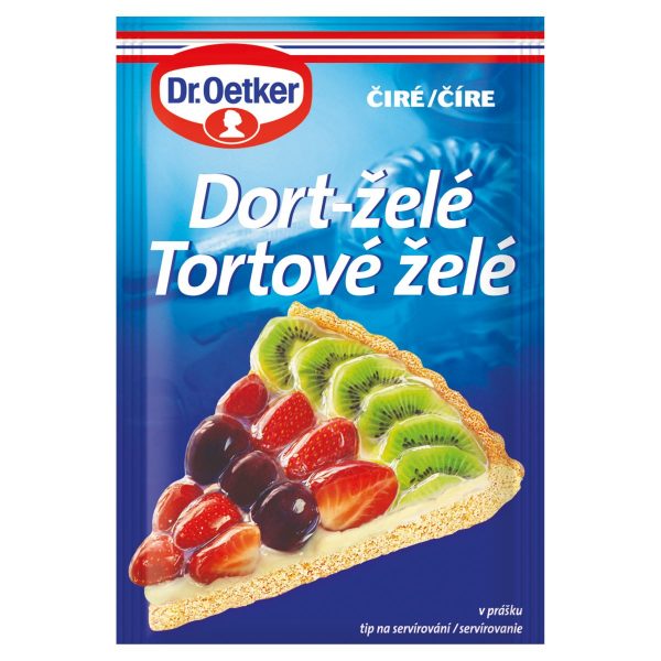 Tortové želé v prášku, číre 10g Dr.Oetker VÝPREDAJ 1