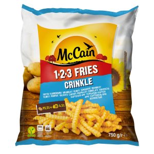 Mr.Zemiakové vlnky 123 Fries Crinkle 750g McCain 15