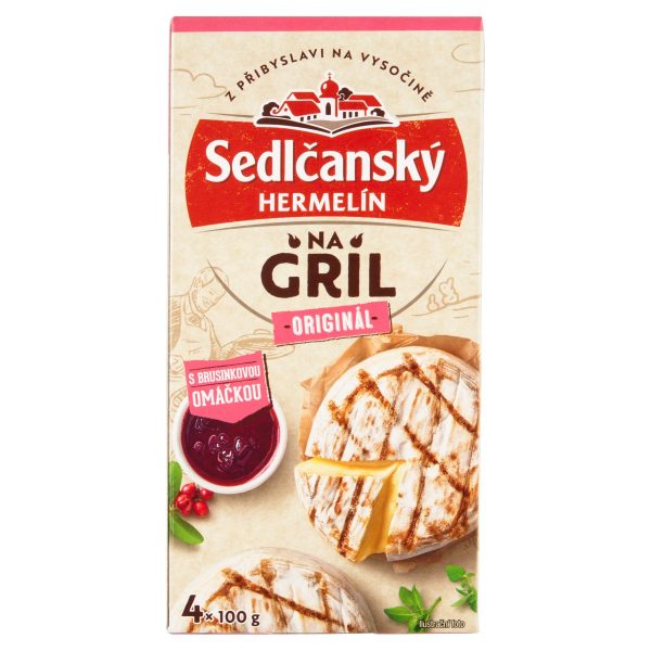 Sedlčanský Hermelín na gril brusnicová omáčka 400g 1